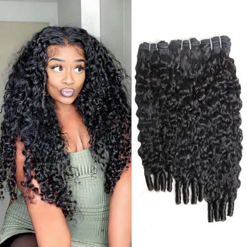 Burmese Curly Bundles Human Hair 3 Bundles...