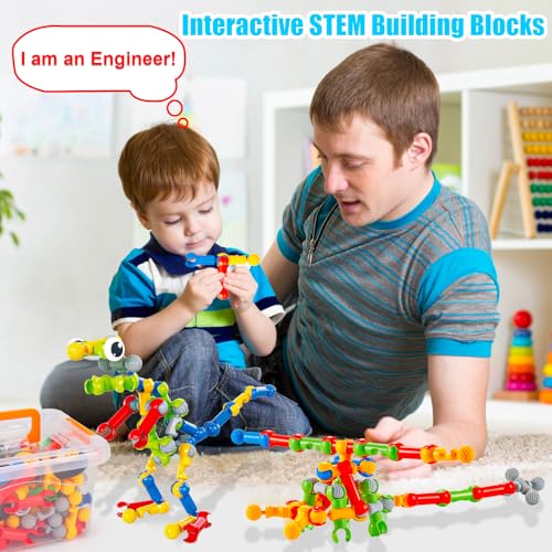 Qirptey FYD1940 Kids Stem Building Toys For 3 4 5 6 7 8+ Year Old Boy Girl Birthday Gift thumb #3