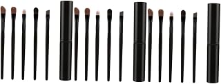 Beaupretty Juego Completo De 3 Pinceles Para Sombras De Ojos Con Estuche Para Maquillaje De Ojos Portátil Y Compacto 5 Piezas X 3
