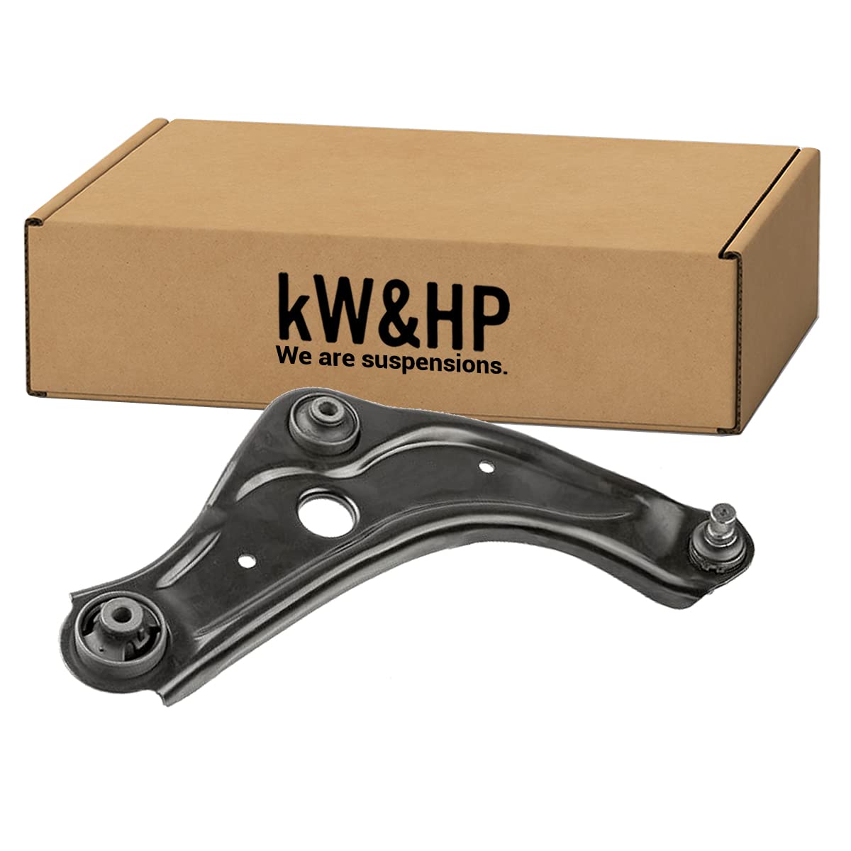KW0057C Kit 2pz bracci braccetti ANTERIORI DX/SX compatibile con QASHQAI (J11), KADJAR (HA_, HL_) - kW&HP