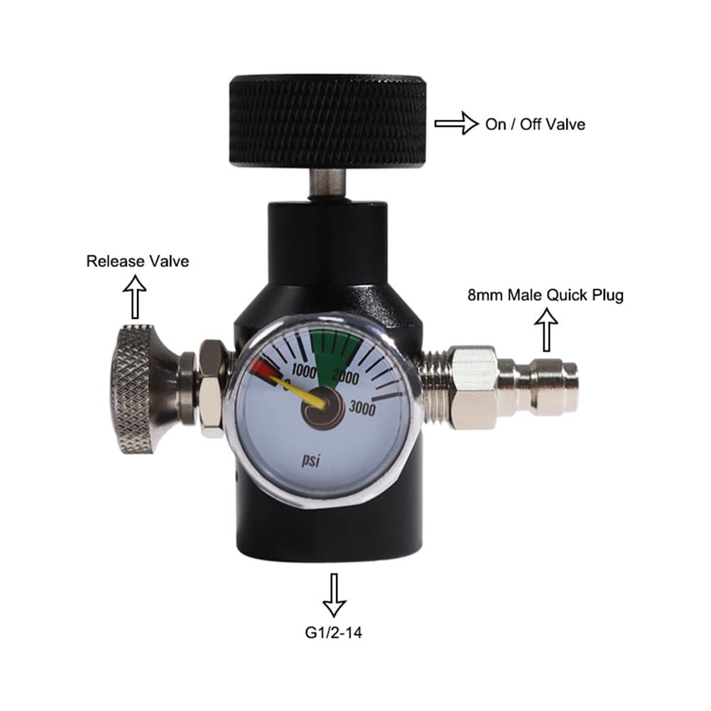 Amazon.co.jp: Avrpqiwy CO2 タンクシリンダーアダプターコネクタ