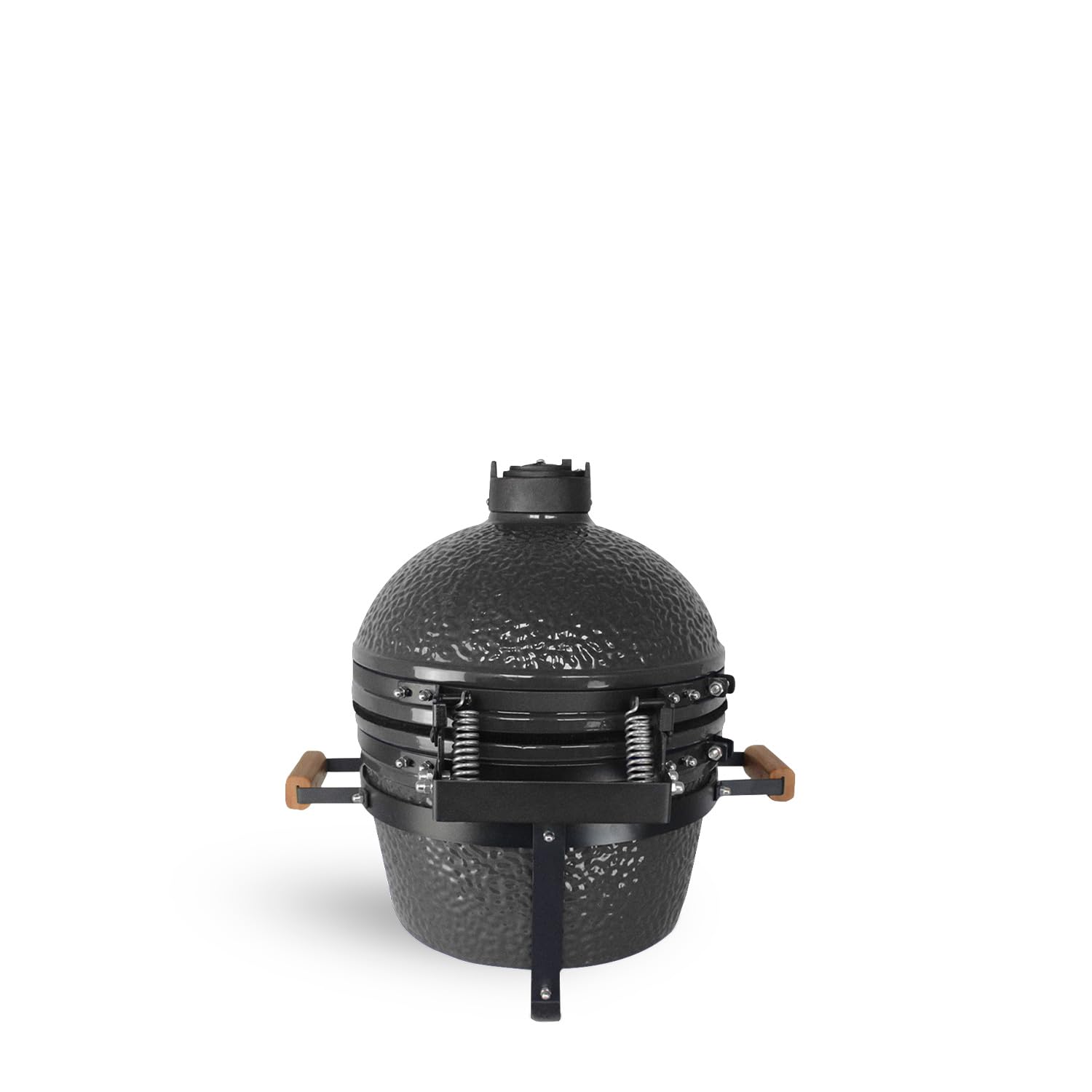 CREATE/BBQ KAMADO/Barbecue affumicatore in ceramica nero 16 pollici/Può arrostire, affumicare e cuocere, con regolatore di temperatura e due prese d’aria.