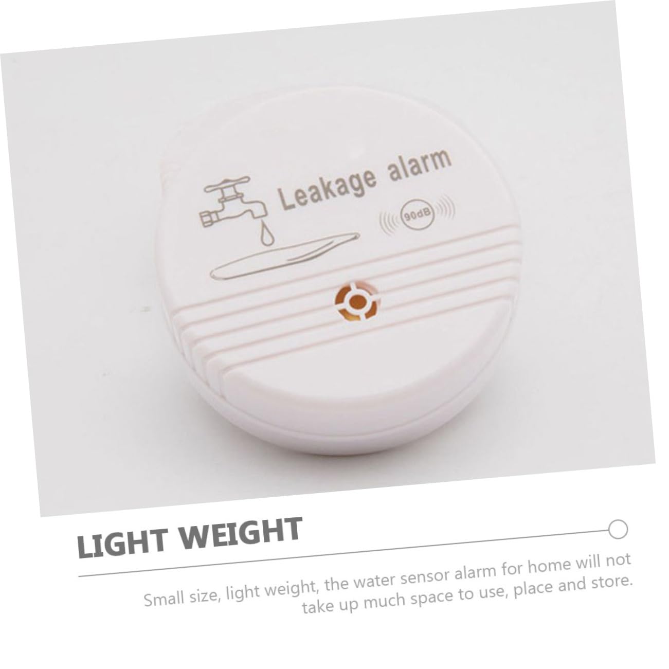 Homoyoyo 5St wassersensor wasserstandssensor Wasseraustritt-Alarm Water Leak Detector überlaufschutz Stecker automatisch Feuchtigkeit Cool Detektor für Keller Tropfwarnung für die Küche Abs