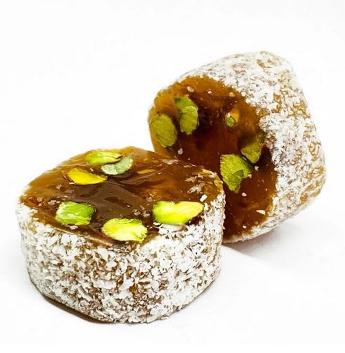 Image of NY Spice Shop Malban Pistachio Coconut Roll - 3 Pound Middle Eastern Coconut Flakes Malban