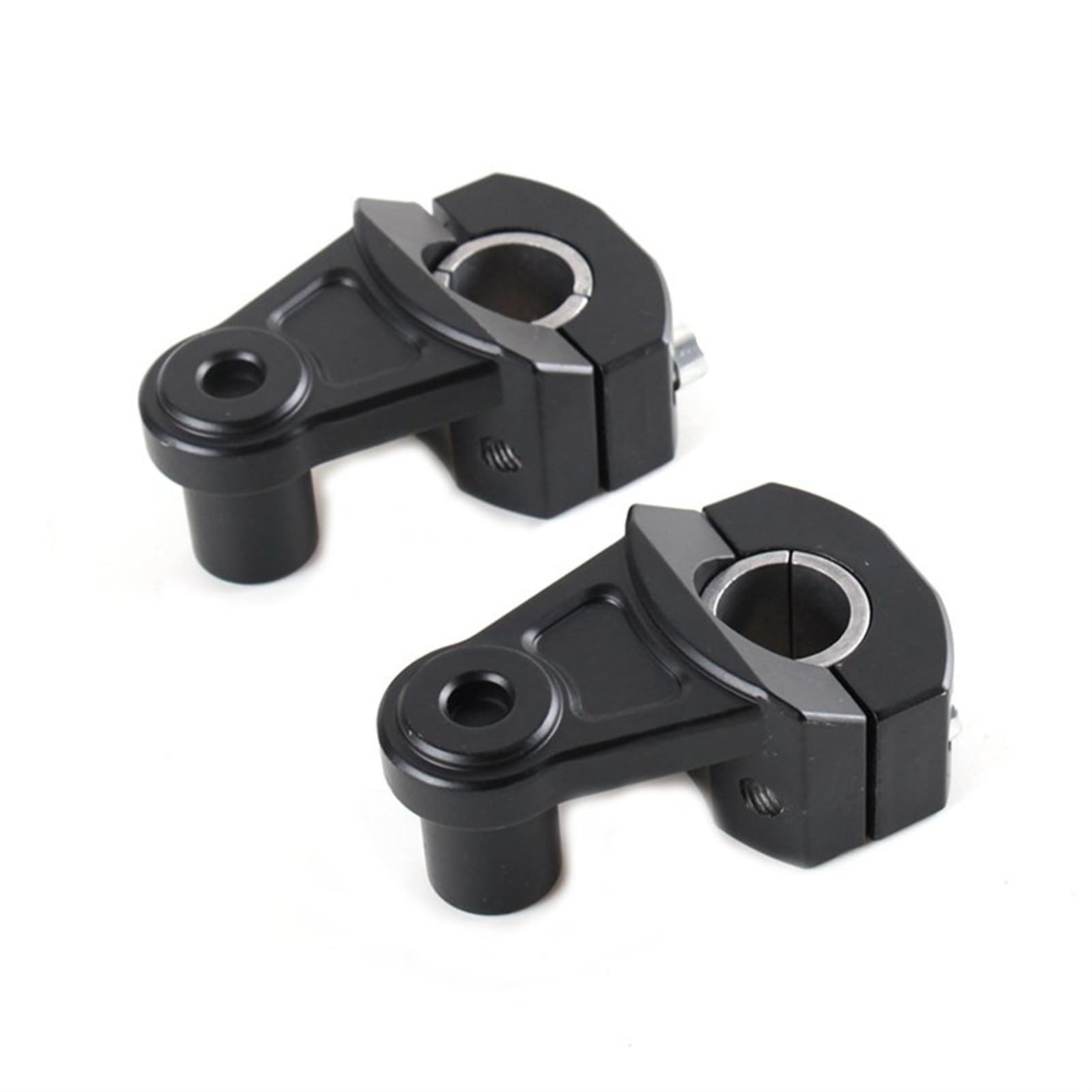 Rialzi Manubrio Della Moto Per Kawasaki Universal （28mm 22mm 7/8" ） Riser Manubrio Moto Moto Manubrio Riser (Color : Black)