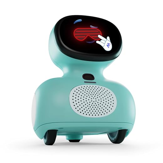MIKO Mini: AI Robot for Kids with 30-Day Free Max | Voice-Interactive Play & STEAM Activities | Games, Stories & Dance | Child-Safe, Compact Gift for Boys & Girls Ages 5–10 | Blue