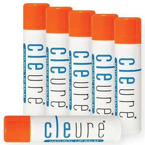 Cleure Organic All Natural Lip Balm - Paraben Free, Fragrance