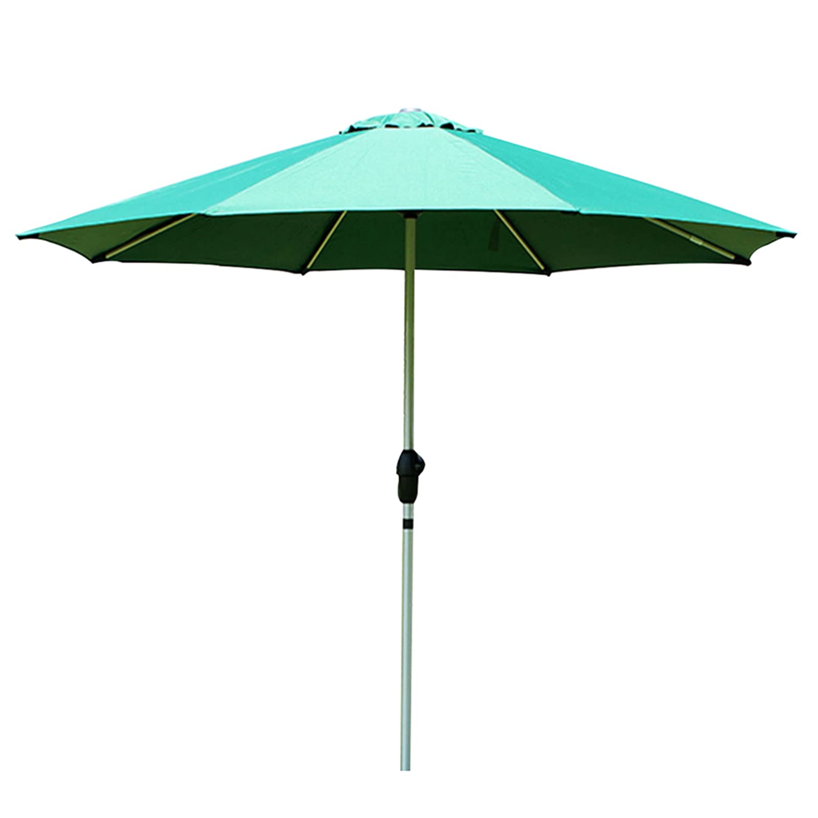 HCZKIUJY 9ft Outdoor Patio Umbrella Garden Parasol Round Table Umbrella Waterproof Windproof Sunshine-Proof for Terrace,Courtyard,Market,Wine Red/Dark Green/Khaki/White