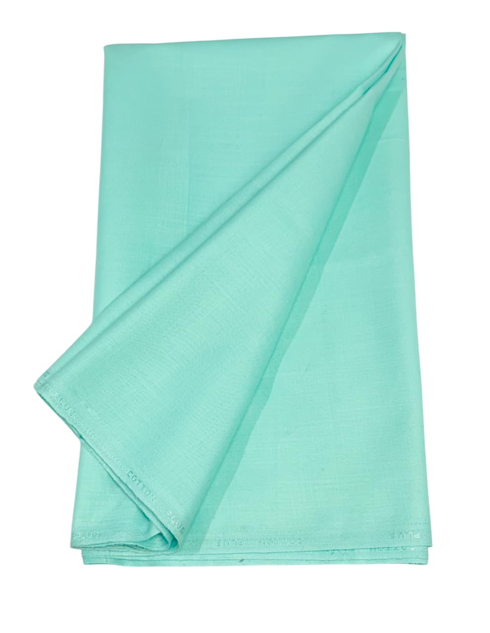 Men's Cotton Unstitched Plain Kurta Pyjama Fabric- 5 m (Ethnic,pathani suit,shirt,khadi,summer wear,formal,casual,Light Rama Green,Free Size)