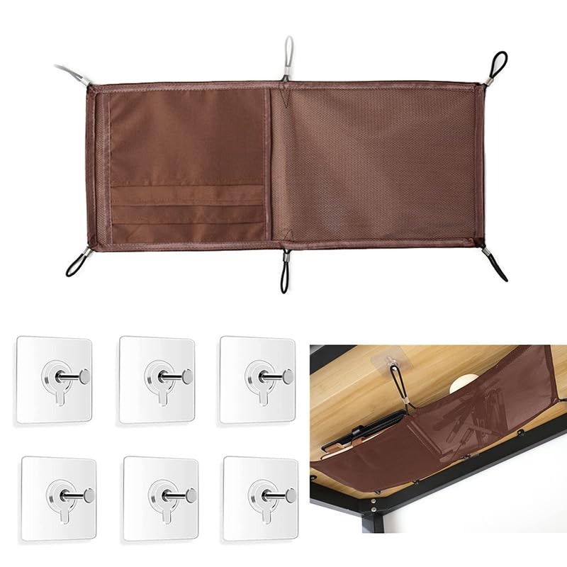 Amazon.co.jp: テーブル下収納ネット 机下収納 ケーブル収納 小物整理