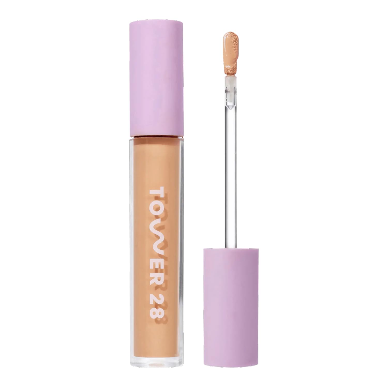 Tower 28 Beauty Swipe Serum Concealer - Hydrating Buildable Medium-Coverage Concealer with Skincare Benefits for Sensitive Skin - Shade 10 NOHO,