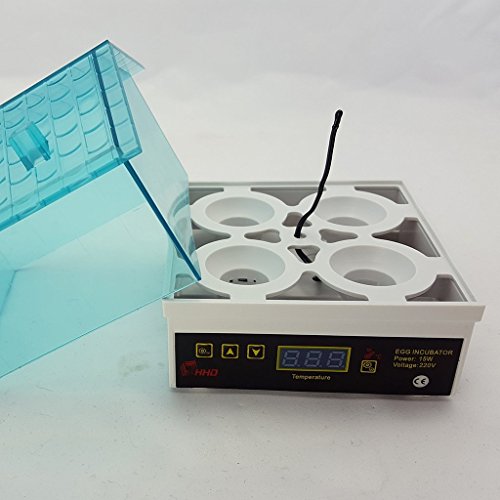 Backbayia 4-œuf Box Inkubator Eiern Brutmaschine zu Ei Automatische prise-eu – Bild 5