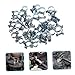 LIFKOME 50pcs Heavy Duty Industrial Pipe Clamp Double Ear Clamp Leak Design for Automotive Irrigation