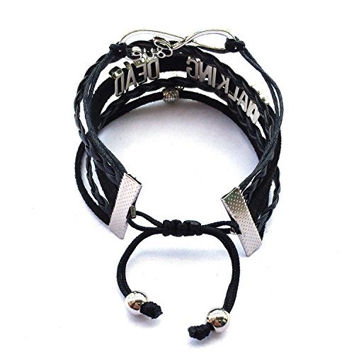 DOLON Infinity Love Walking Dead Bracelet Arrow and Bow Charm4