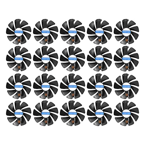Cwmiibili 20pcs 95mm CF1015H12D DC12V Video Card Cooler Cooling Fan for Sapphire Nitro RX480 8G RX 470 4G GDDR5 RX570