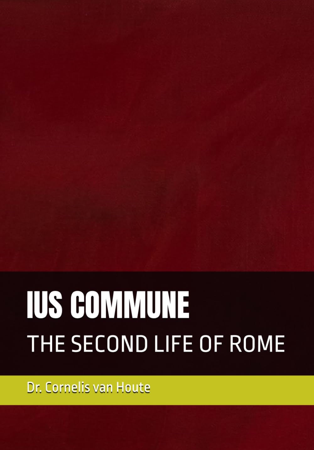 IUS COMMUNE: THE SECOND LIFE OF ROME (Roman Law Series)