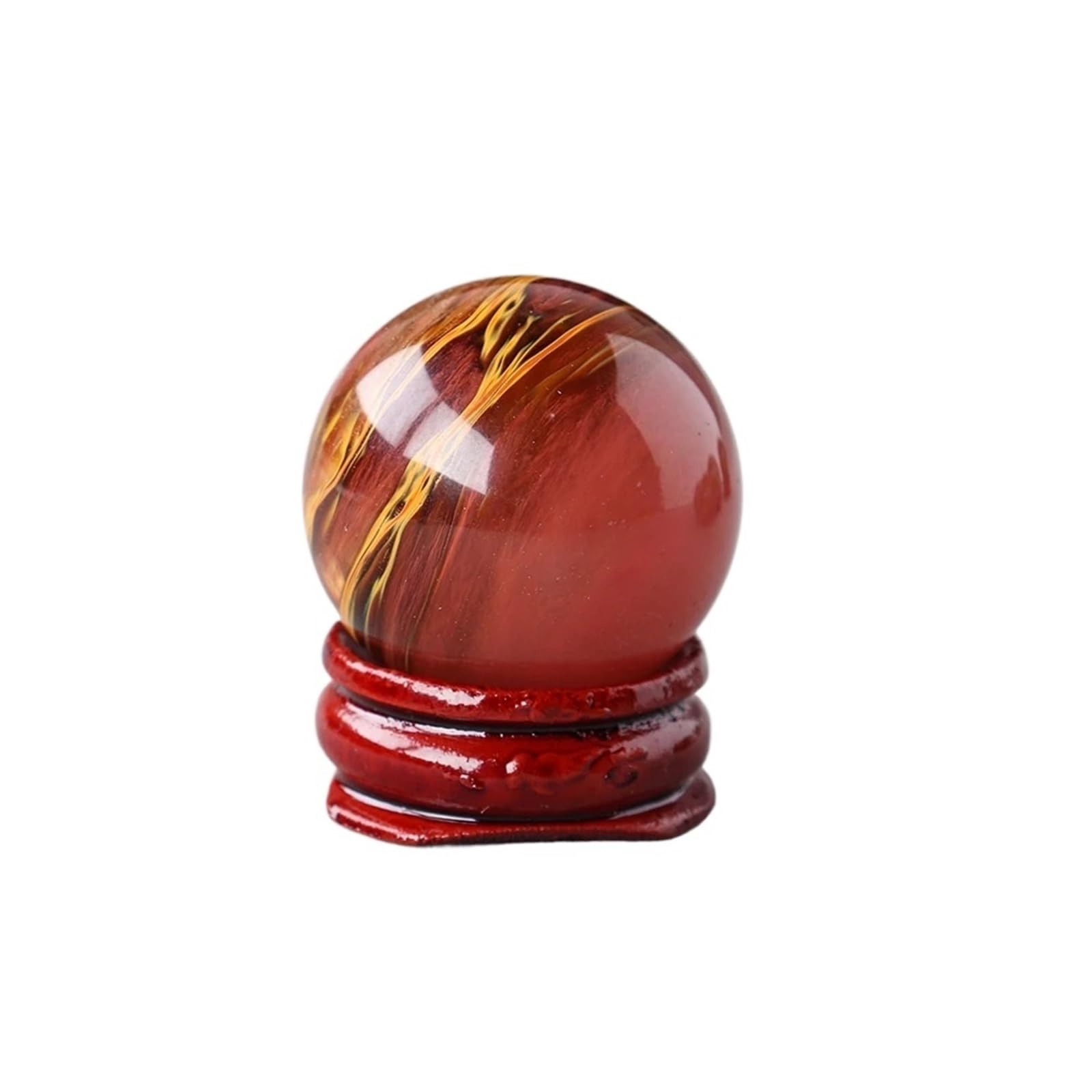 BAYNOPURIN Crystal Sphere 30MM Amethyst Rose Quartz Mineral Sphere Desktop Display Globe