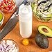 Restaurantware First In First Out 16 Ounce Condiment Squeeze Bottle 6 Refillable Lid FIFO Squeeze Bottle - Precision Dispensing Tip Flexible Clear Plastic Squeeze Bottle For Sauces