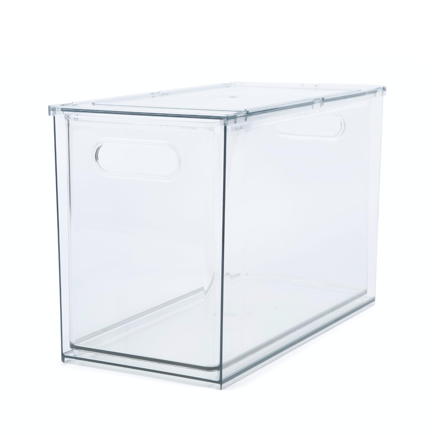 Tidy Tools Clear Refrigerator Organizer Bins For Pantry Organization and Food Storage, Stackable Plastic Storage Bins With Pull-Out Drawer – Kitchen Organization and Pantry Storage Containers