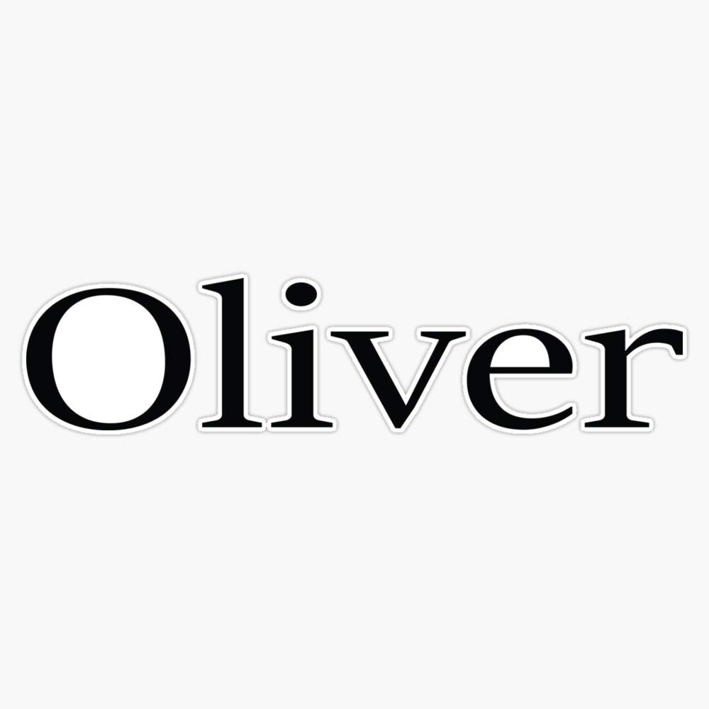 Oliver Name Sticker Bumper Sticker Vinyl Decal 5"