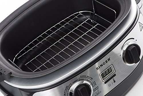 Multicuiseur Singer MC-600D aluminium noir appareil de cuisson multifonction - 6