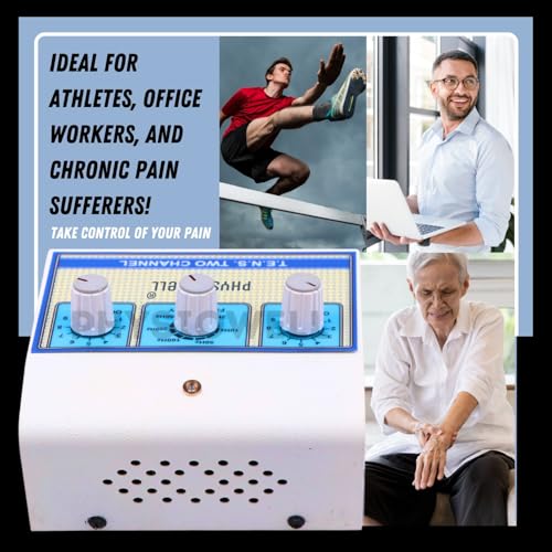 Image of Physiowell Mini Tens 2 Channel Electro Therapy Machine (Transcutaneous Electrical Nerve Stimulation) for Full body (Electrode Pad)