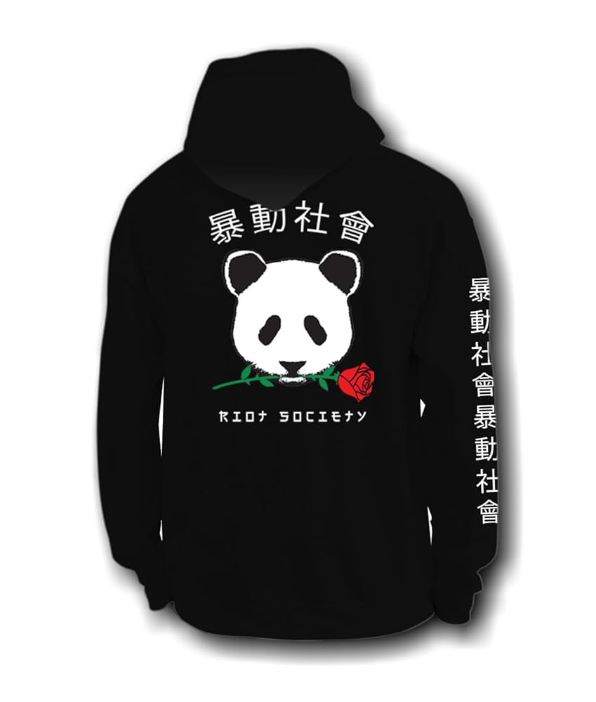 Amazon.co.jp: Riot Society Panda Rose メンズ グラフィック