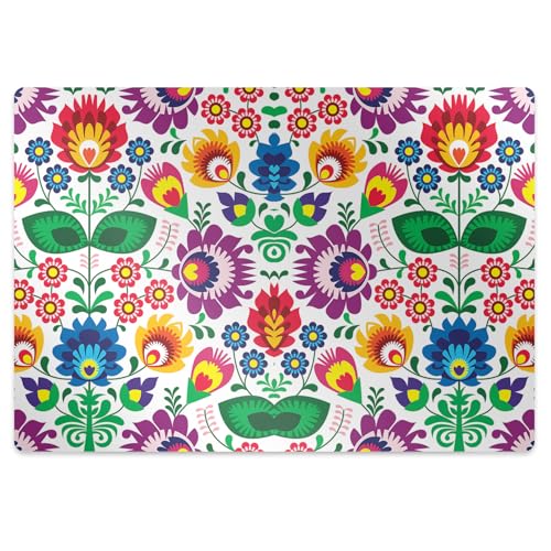 Tapis PVC imperméable et antidérapant 100x70 cm protège-sol résistant - 3