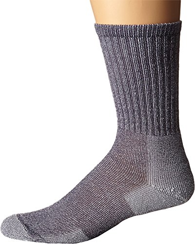 Thorlos Unisex Adult Ultra Light Cushion Crew Hiking-socks, Quarry Grey, Large US