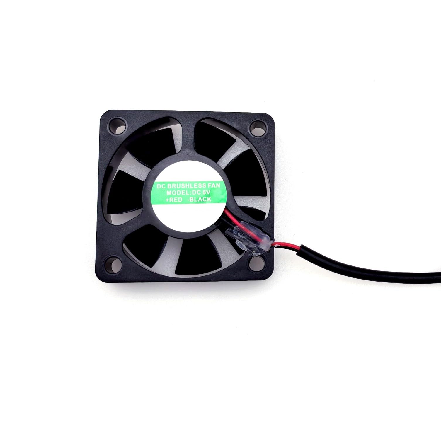 JZK 4 unidades de 50 x 50 x 15 mm DC 5 V Mini USB Ventilador 50 mm, 5500 rpm, 0,17 A, 5015 Rodamientos de bolas pequeño DC sin escobillas 5 cm para refrigeración o ventilación, ventilador de impresora