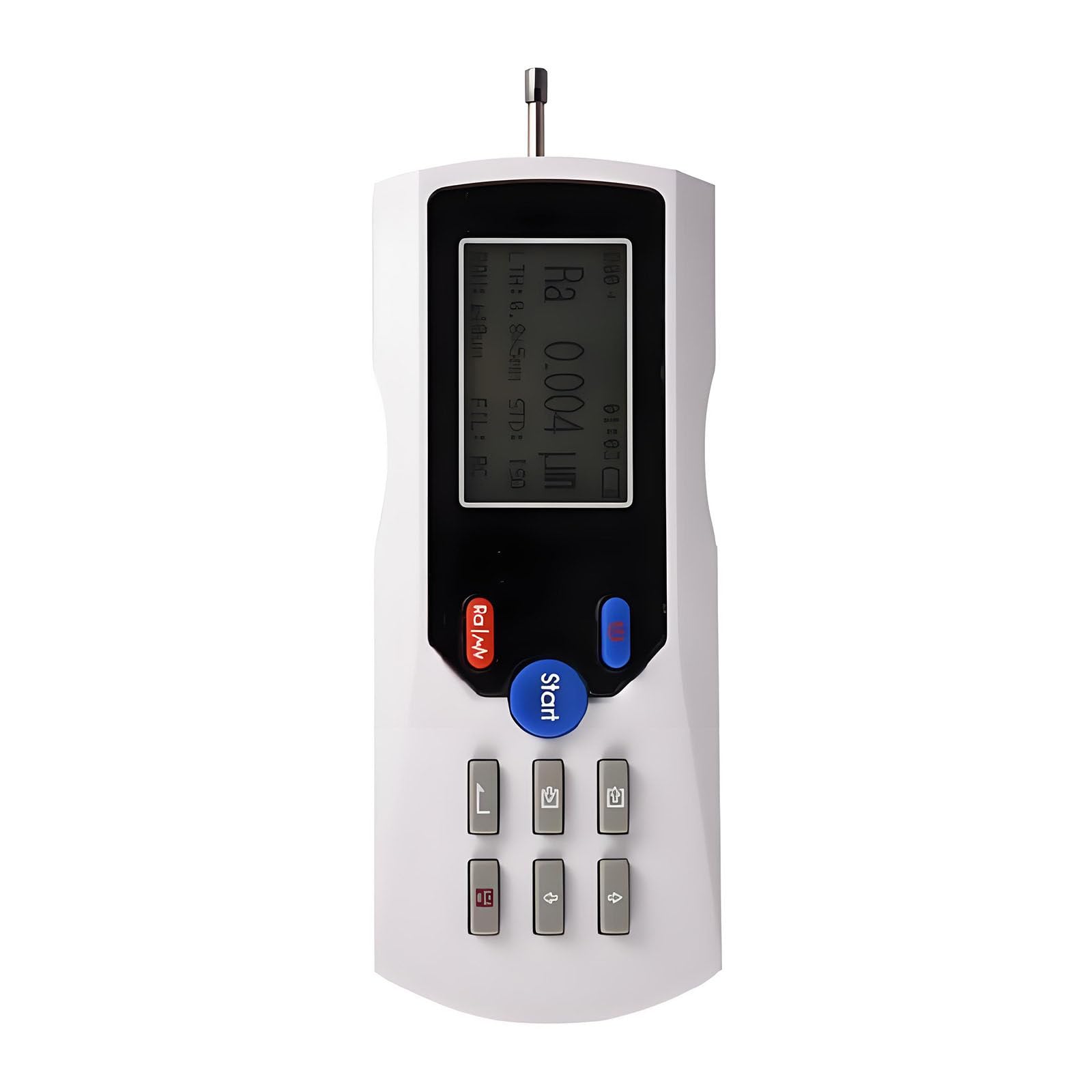 Probador Rugosidad Digital,Probador Rugosidad Superficial,Rango Medición 0,025 Um a 12,5 Um,Sonda Diamante,Pantalla LCD,para Detección Superficies White