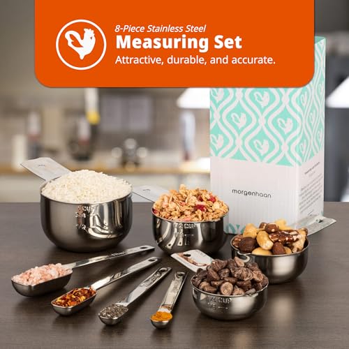 Set medidor acero inoxidable 8 piezas miniatura 3