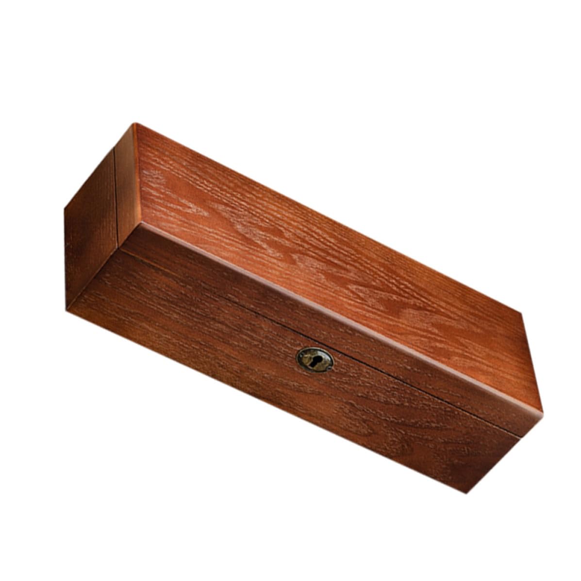 Uhrenbox Schmuckkästchen Braun 1 Stück mit Einzelteilung Schützt Uhr und Schmuck vor Kratzern Dekorative Aufbewahrungs und Displaybox