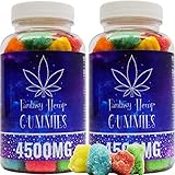 Fantasy Organic Hemp Gummies 4500MG -50MG Per Gummy Bear with Premium Herbal Extract | Natural Candy Supplements for Pain, Anxiety, Stress & Inflammation Relief | Promotes Sleep & Calm Mood