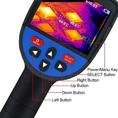 Cámara Termográfica Portátil XEAST XE-33 con Resolución IR 320 x 240, Pantalla TFT de 3.5", Batería Incluida miniatura 2