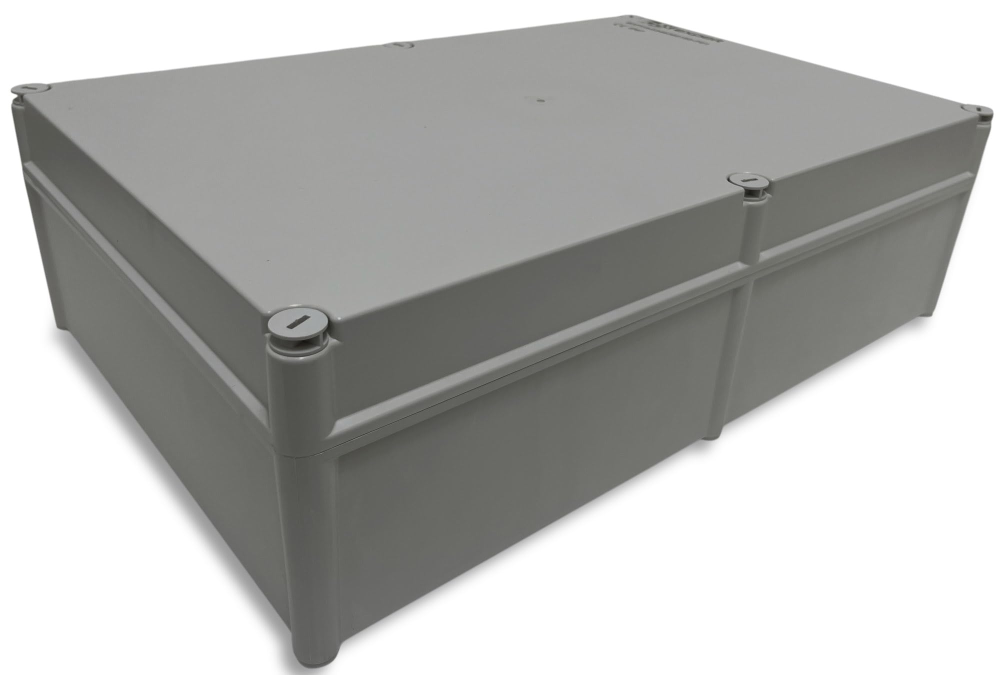 Armadio di controllo BOXEXPERT IP67 in plastica ABS 540×360×160 mm (Serie Perle). Scatola di distribuzione da parete impermeabile IK10 per esterni, contenitore industriale vuoto grigio chiaro