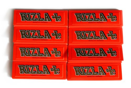 8 booklets Rizla Red Regular papers 70mm