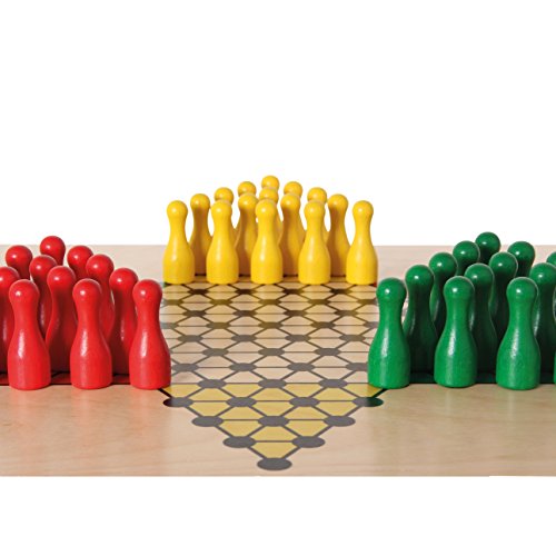 Bartl 107351 Brettspiel Halma groß aus Holz XXL Format 50cm x 50cm – Bild 2