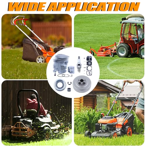 Mtanlo 40mm Zylinderkolbensatz für Stihl Accessoires MS211 MS181 MS171 MS171C MS181C MS211C Big Bore Top End Motor Kupplung Trommel Vergaser umbauen