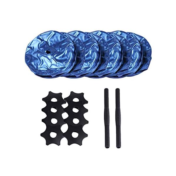 2Pcs/Set Portable Adjustable Water-Filled Dumbbell, Eco-Friendly Fitness Equipment Set for Arm Muscle Training for Home Gym Office - Image 2