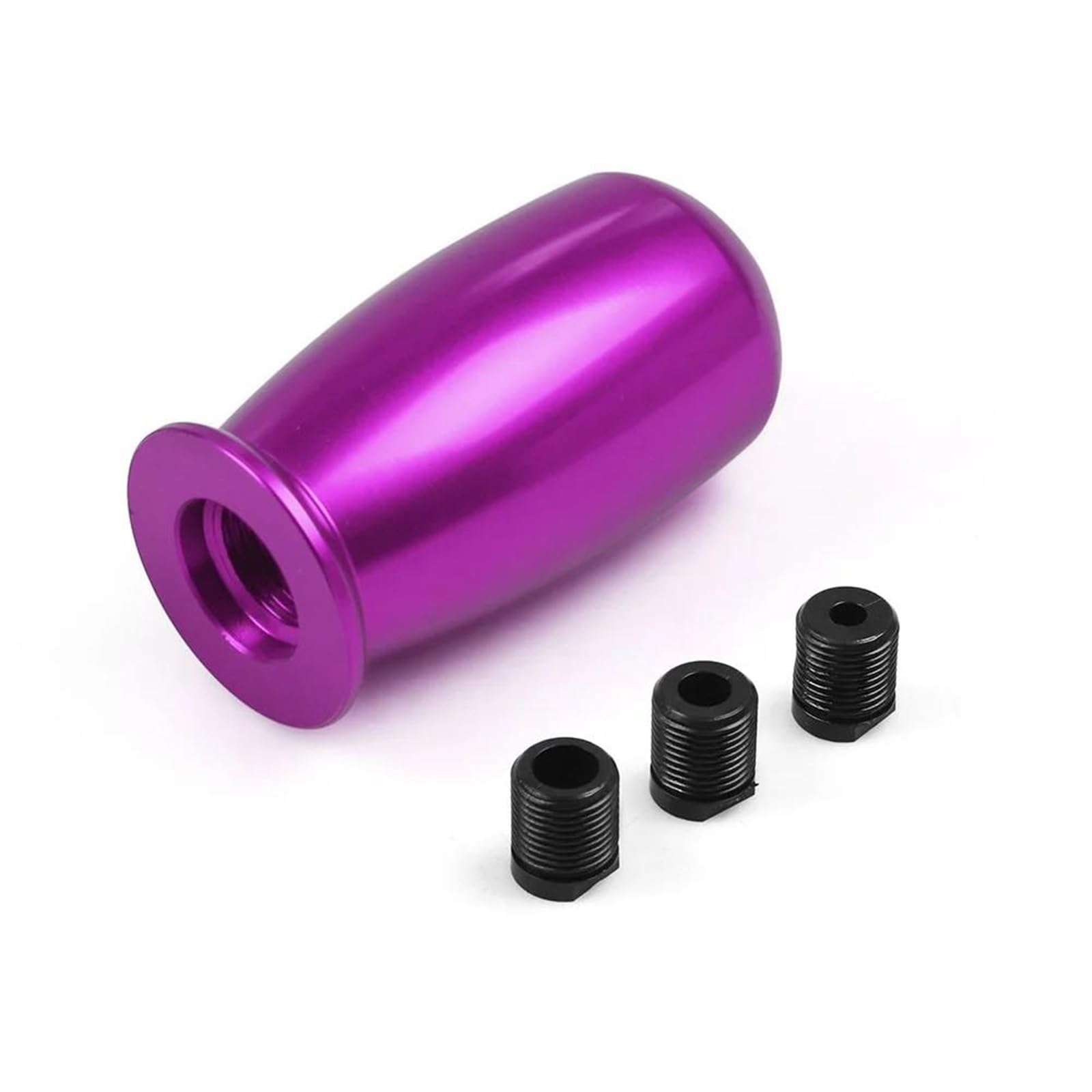 YDXHERTA Universal 76MM Gear Shift Knob Manual Transmission Aluminum Shifter Lever Knob LC102208 Spare Parts(Purple)