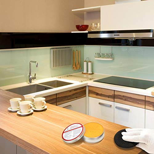 Catfairy Furniture Wax, Wood Wax, Chalk Paint Waxes, Wax Wood, Wood Wax Furniture, Wood Seasoning Beewax. 100G #TOP6