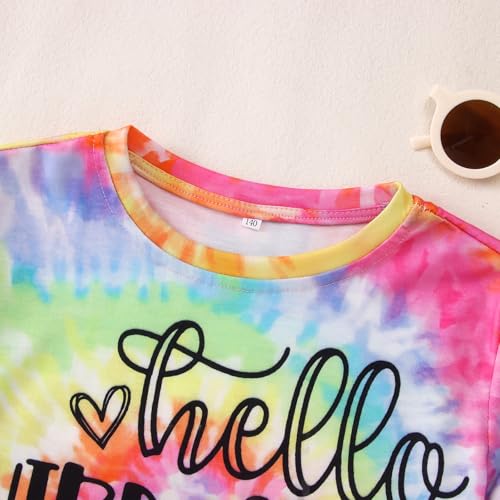 Image of MODNTOGA Kid Girl Boy First Day of School Shirt Back to School T-Shirt Hello Kindergarten 1st 2nd 3rd Grade Graphic Tee Tops