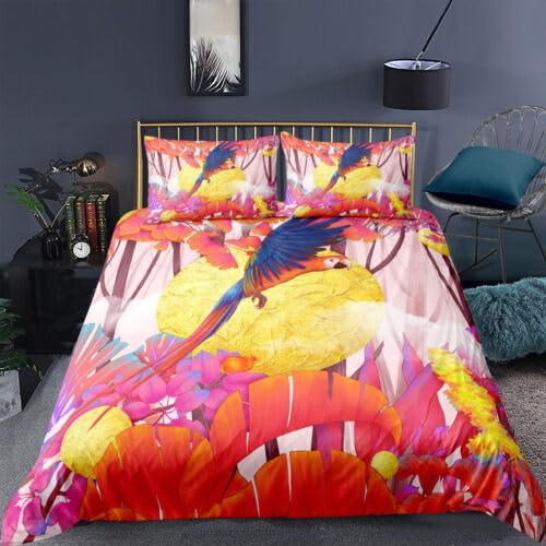 Housse de couette 220x240 adulte anti-froissement en tissu microfibre doux
