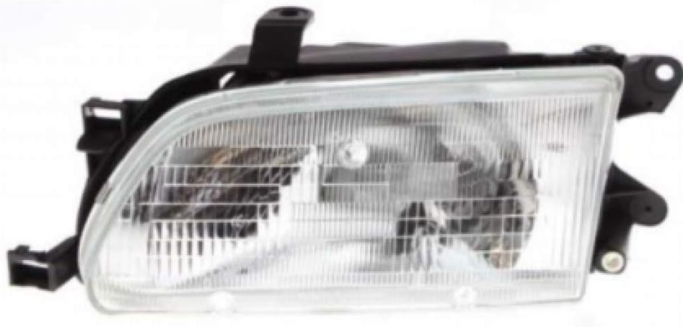 For 1995-1996 Toyota Tercel Headlight Driver and Passenger Side w/Bulbs TO2502111 TO2503111 - Replaces 81150-16550, 81110-16550