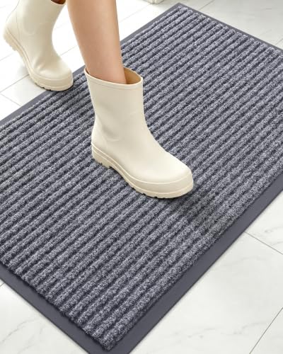 OLANLY Front Door Mat 29.5x17, Waterproof...