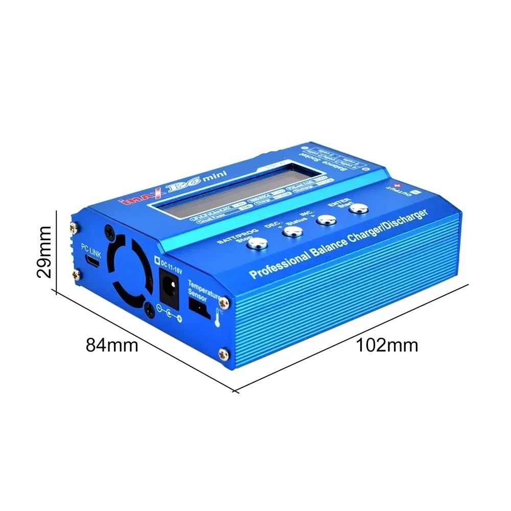 pour pour iMAX B6 Mini 60W Max Balance Chargeur déchargeur pour LiPo Life LiIon pour Batteries NiMH NiCd Compatible avec RC Voiture Bateau Tran 1