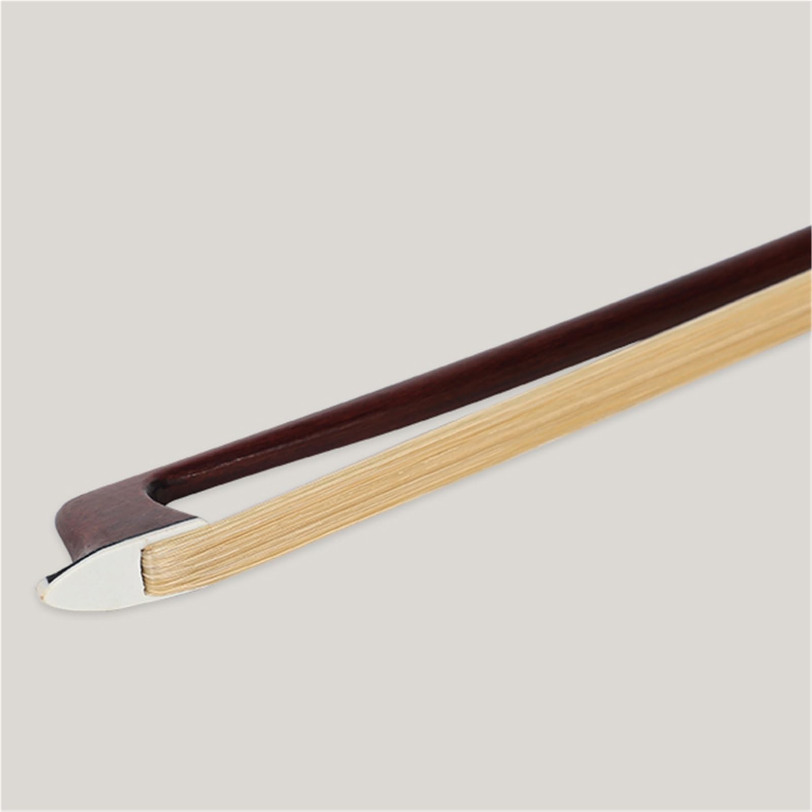 Arco Per Pratica Del Violino Arco per violino per principianti Arco in legno di sandalo rosso brasiliano accessori per strumenti a grandezza naturale con coda di cavallo(1/8 size)