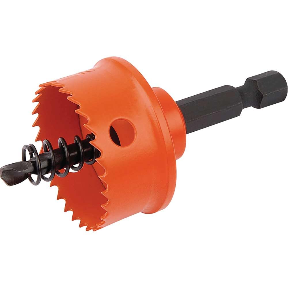 Draper 34986 Expert Bi-Metal Hole Saw with Integrated Arbour, 29mm, Blue