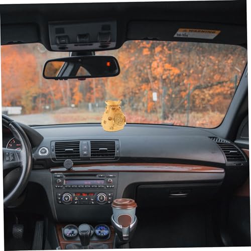 BESTonZON Creative Resin Money Bag Piggy Bank Car Decoration Ornament Gold Lucky Coin Storage for Car Interior Unique Desktop Decor for Warm Atmosphere and Practical Use4